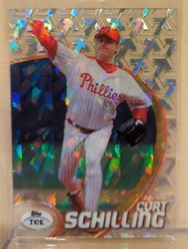 1998 Topps Tek Pattern 25 DIFFRACTOR #32 Curt Schilling ULTRA RARE PARALLEL picture