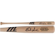 Brandon Nimmo Rangers Signed AP5-S Marucci Pro Model Bat Fanatics Authentic COA picture
