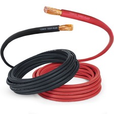 TEMCo 1/0 Gauge AWG Welding Cable Car Battery Flexible Copper Wire MADE IN USA picture