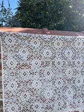Antique Art Deco Original 1930s Tea Cotton Scottish lace panel sample 47β/28β picture