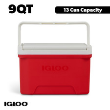 Igloo Small Cooler, 9 Quart Laguna Ice Chest, 13 Can Capacity, Red picture