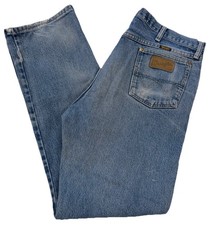 VTG Wrangler George Strait Collection Men’s Cowboy Cut Jeans 36x32 13MGSHD Blue picture