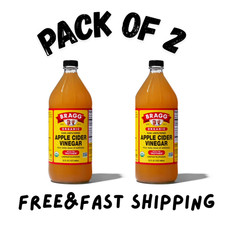(2 PK) Bragg Organic Apple Cider Vinegar with Mother,Raw and Unfiltered,32 fl oz picture