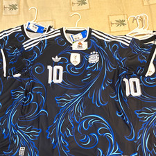 adidas Argentina Lionel Messi #10 Soccer Jersey Black/Blue XL Licensed picture