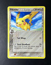Pikachu 79/110 EX Holon Phantoms Delta Species Regular English 2006 picture