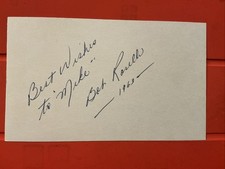 Bob Roselli 🔥🔥MLB Debut 1955 Milwaukee Braves🔥🔥Autograph⚾️⚾️ picture