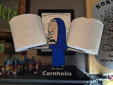 The Great Cornholio Toilet Paper Roll Holder Beavis and Butt-Head picture