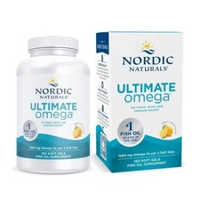 Nordic Naturals Ultimate Omega Lemon 1280mg Softgels - 180 Count (Free Shipping) picture