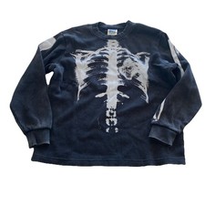MAISON ARTICLE SKELETON THERMAL LONG SLEEVE Black L picture