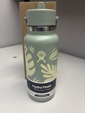 Hydro Flask 32 oz Wide Mouth Flex Straw Cap Botanical Bliss Agave picture