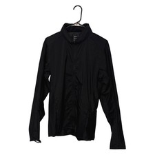Mission Workshop Interval Jacket Mens Medium Black Windbreaker Tech Made in USA picture