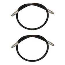Qty 2: High-Pressure Hydraulic Hoses Fits Western Replaces 1304225 picture