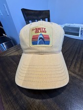 Universal Studios Jaws Yellow Visit Amity Island Cap picture