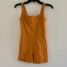 Wilfred Free Entice Romper Womens Size S Orange Pilates Athleisure Streetwear picture