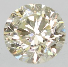 0.11 Carat L VVS2 Round Brilliant Natural Enhanced EARTH MINED Diamond 3.16mm picture