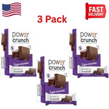 Power Crunch Original Protein Bars, Triple Chocolate, 1.4 oz, 5 Count (3 PACK) picture