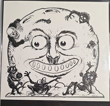 Matthew Kirscht Signed Original Ink Drawing on Paper - Moon Face Monsters Cats picture