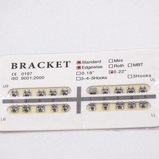 25 Size Orthodontic Metal Brackets Braces Dental Mini Standard Roth/MBT/Edgewise picture