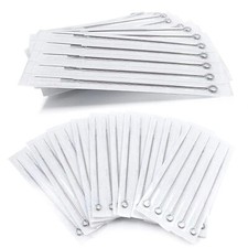 25,50,100 pcs Disposable Sterile Tattoo Needles Round Liner Shader Magnum Flat picture