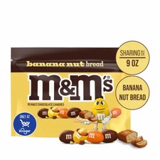 🔥BEST PRICE+FREE SHIP🔥 1 Bag M&M’s LIMITED EDITION Banana Nut Bread 9oz picture