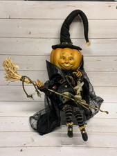 Mark Roberts Gathering Gourd Pumpkin Halloween Fairy Figure Doll 51-56002 picture