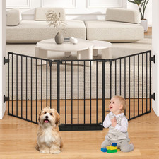 Extra Wide Baby Gate 29.4 to 78 Inch Adjustable Dog Pet Gate 28 Inch Tall picture