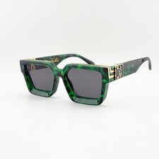 Louis Vuitton Z1165E 1.1 Millionaires Green Marble Grey Lens Sunglasses picture
