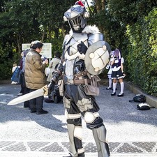 Goblin Slayer 1:1 Wearable Helmet Full Body Armor EVA White Handmade Model Props picture