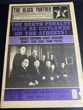 Black History: The Black Panther Newspaper, Saturday July 8th 1972 / FHB picture