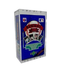 Acrylic Display Case Magnetic Lid FITS 1989 Upper Deck Baseball Sealed Pack Box picture