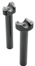 DRAG SPECIALTIES Forged Aluminum Handlebar Risers 8 Inch Black 0602-0407 picture