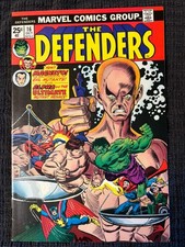 The Defenders #16 (Marvel Comics October 1974) Raw Higher Grade Prof X/Magneto picture