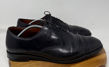 Allen Edmonds Fifth Avenue Black Leather Cap Toe Oxford Dress Shoes 5705 Mens 12 picture