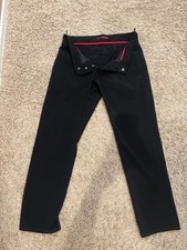 Prada Linea Rossa Black Nylon Trousers – Men's Size 32/30 picture
