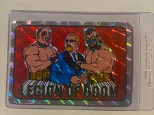 Road Warriors 1985 WMMC AWA Legion of Doom Wrestling Prism Sticker Rare WWE WWF picture