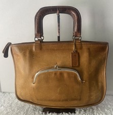 Coach Vintage Bonnie Cashin Bag Watermelon Tote Leather NYC 70s PROJECT READ picture