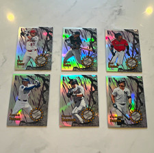 2026 Topps Chrome Wrecking Crew Lot of 6 Trout Marte Ramirez Freeman Stanton picture