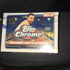 Topps 2024-25 Topps Chrome Basketball Trading Card blaster 4 Packs per box  picture
