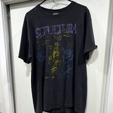 Vintage Sepultura Chaos A.D. Tour 1994 Tee Shirt Size XL picture