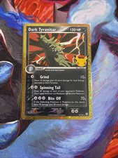 Pokemon  30th TGC  Dark Tyranitar 19/109 Holo Rare 2004 Team Rocket Returns picture