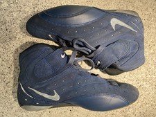 RARE used Blue Nike Auto Racing men's shoes - Size 8 picture