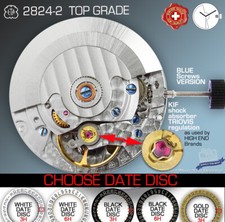 MOVEMENT AUTOMATIC ETA 2824-2  TOP GRADE, TRIOVIS REGULATING, 5 DATE VARIATION picture