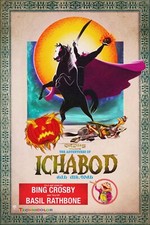 1949 Walt Disney The Adventures Of Ichabod And Mr Toad Movie Poster 11X17 🎃🍿 picture