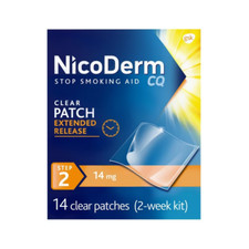 NicoDerm CQ Step 2 Clear Patches, 14mg - 14 Count Exp 12/2026 picture