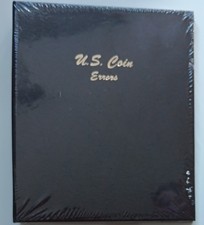 NEW RARE Dansco U.S. Coin Errors Album Book 9 Vinyl Pages For 108 2x2 Holders picture