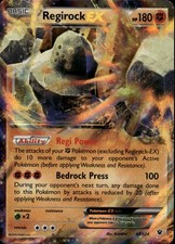 Regirock EX Holo Ultra Rare XY - Fates Collide 43/124 NM picture