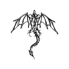 Flying Dragon Metal Wall Art Home Decor Multiple Sizes picture