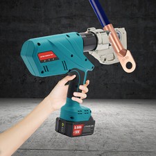 Electric Hydraulic Crimper Battery Powered Crimping Tool Plier 13 Dies 10-400mm2 picture