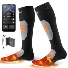 VEVOR Electric Heated Socks 5000mAh XL Size Rechargeable Heated Socks for Hiking picture