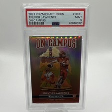 Panini 2021 Prizm Draft Picks On Campus Trevor Lawrence RC #OC-TL PSA 9 picture